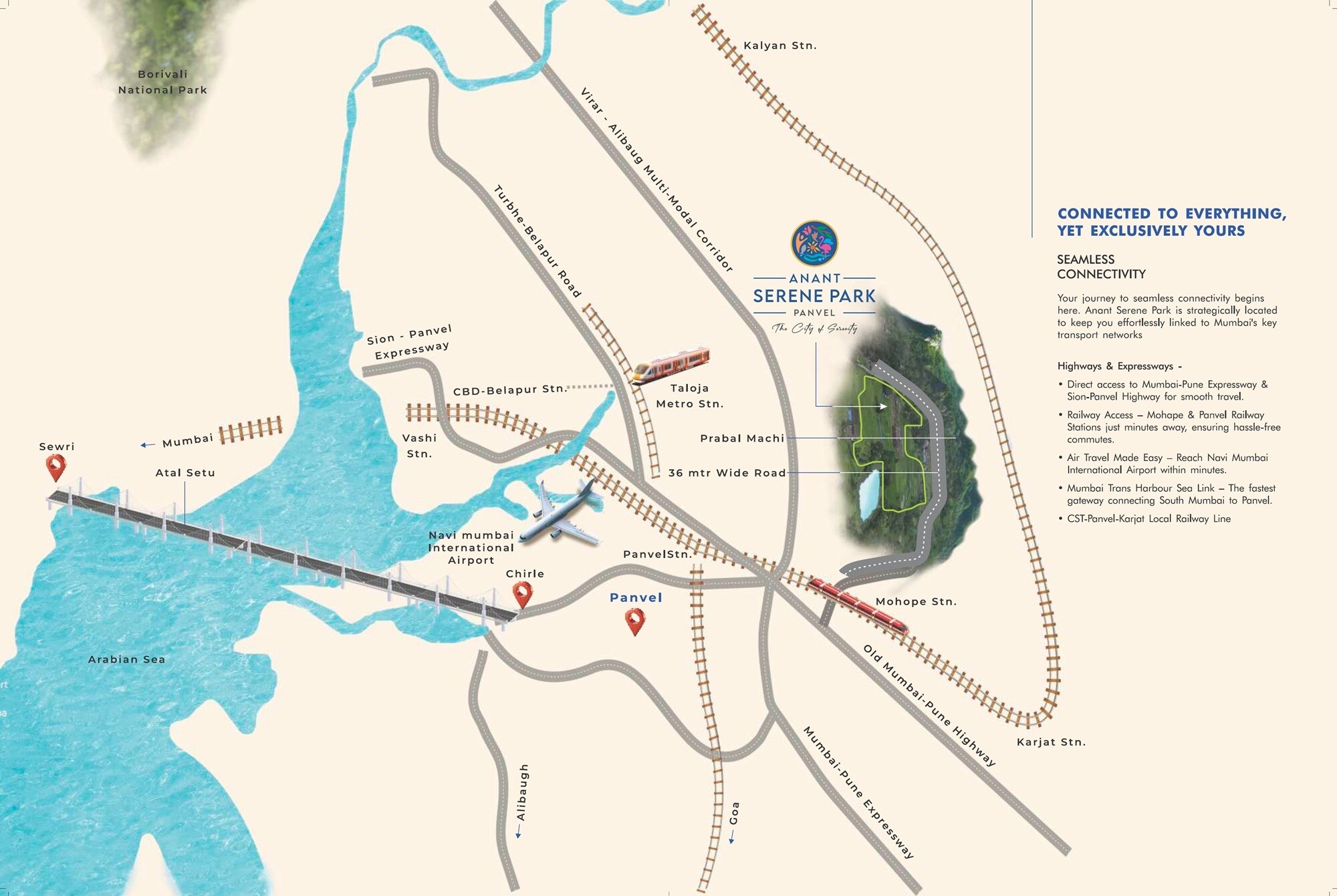 Anant Serene Park Location Image