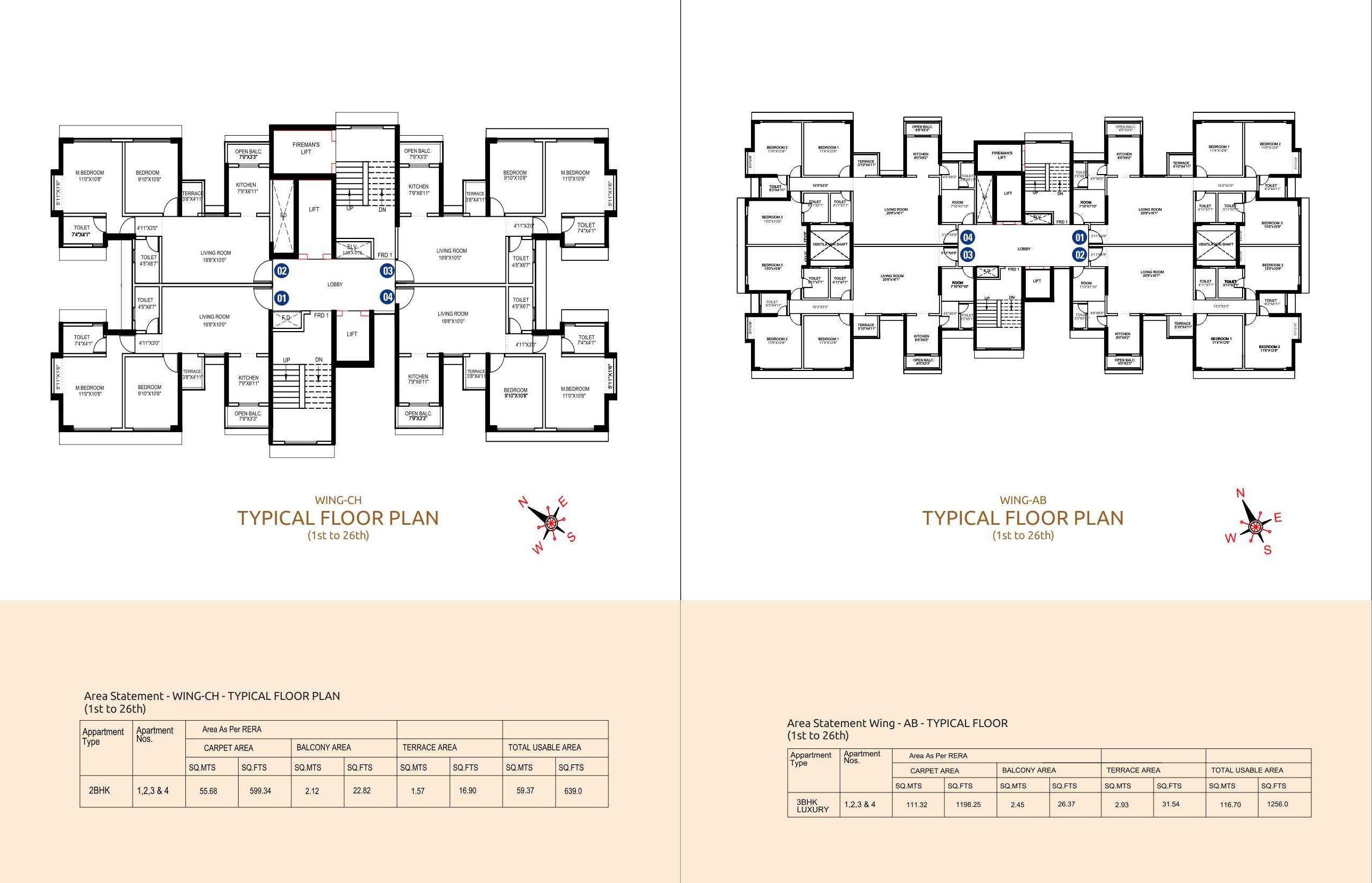 Anantham Rainbow County The Defence Enclave Floor Plans