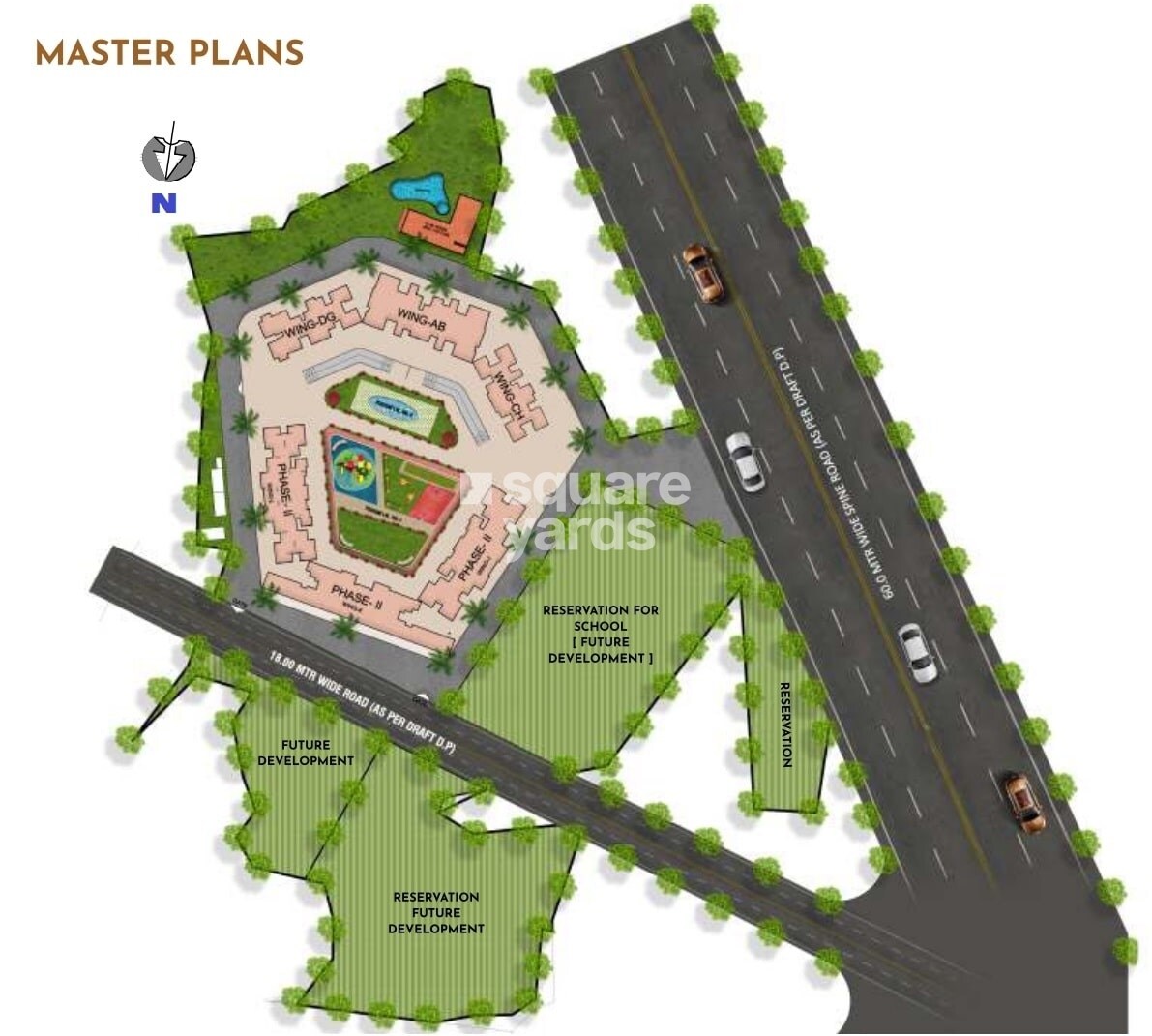 Anantham Rainbow County The Defence Enclave Master Plan Image