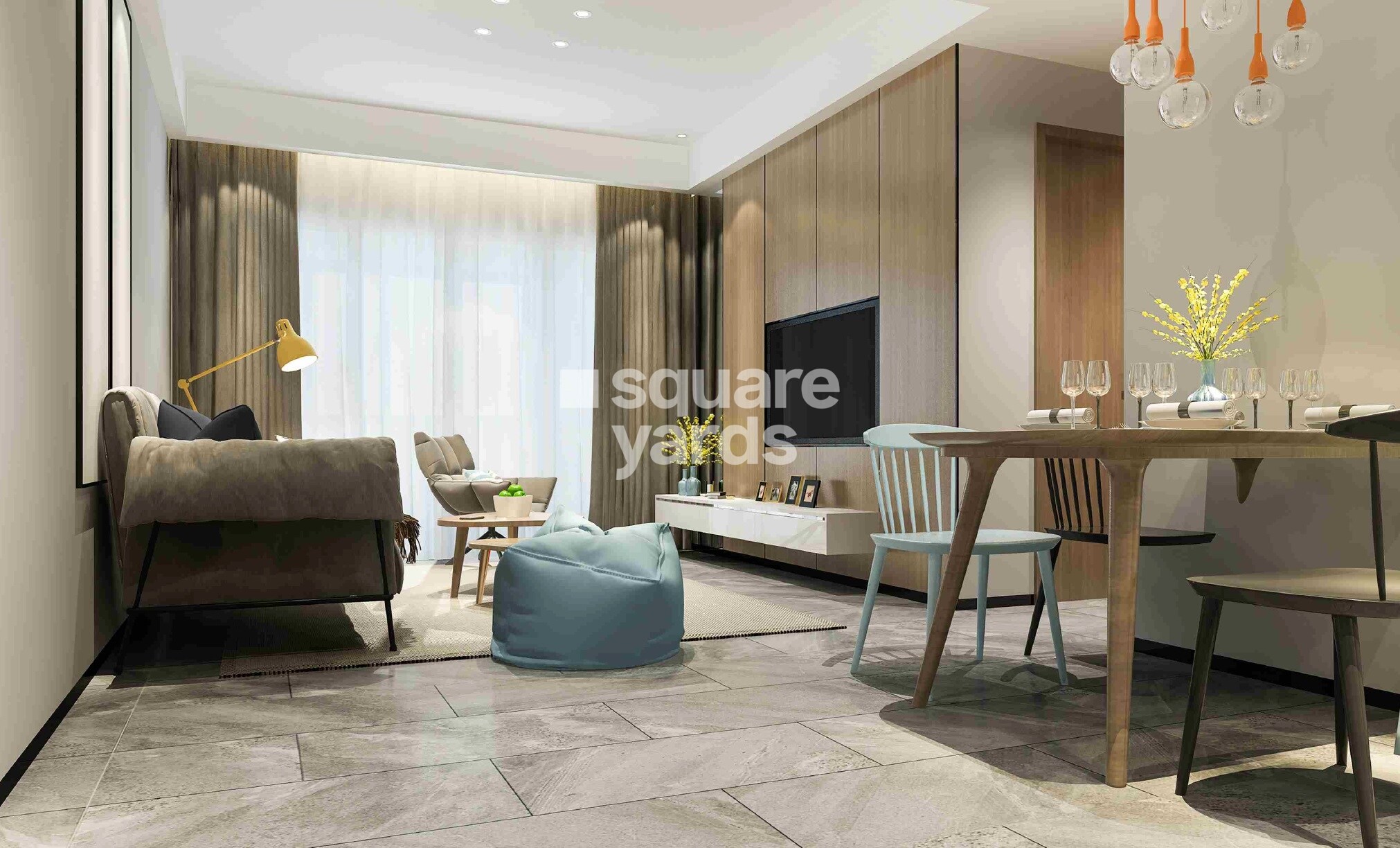 Aniruddha Icon Apartment Interiors 1