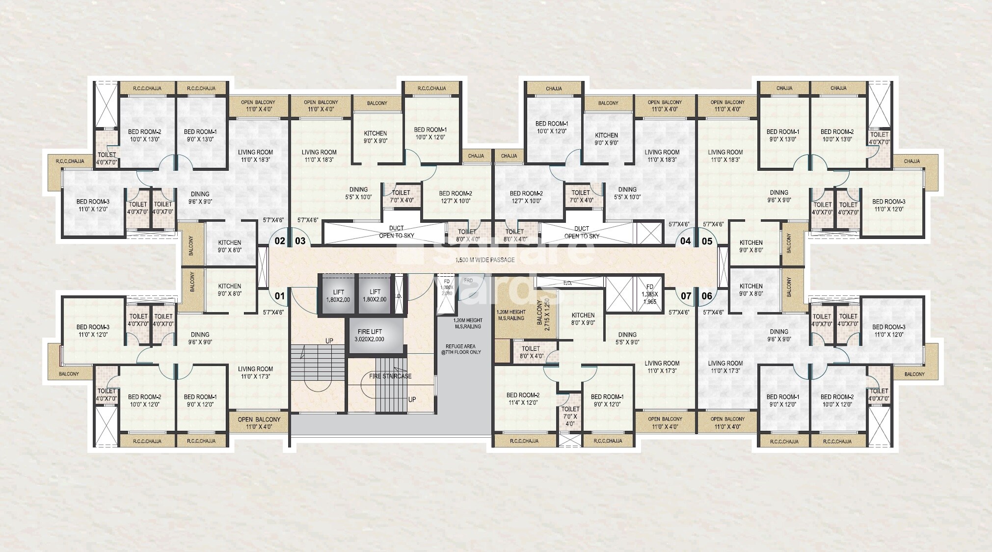 Aniruddha Icon Floor Plans