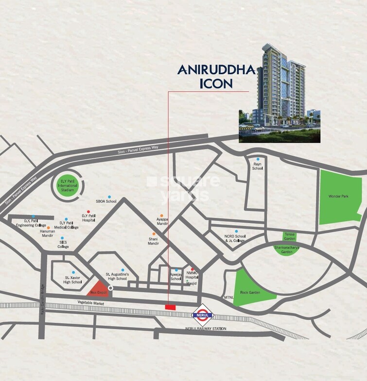 Aniruddha Icon Location Image