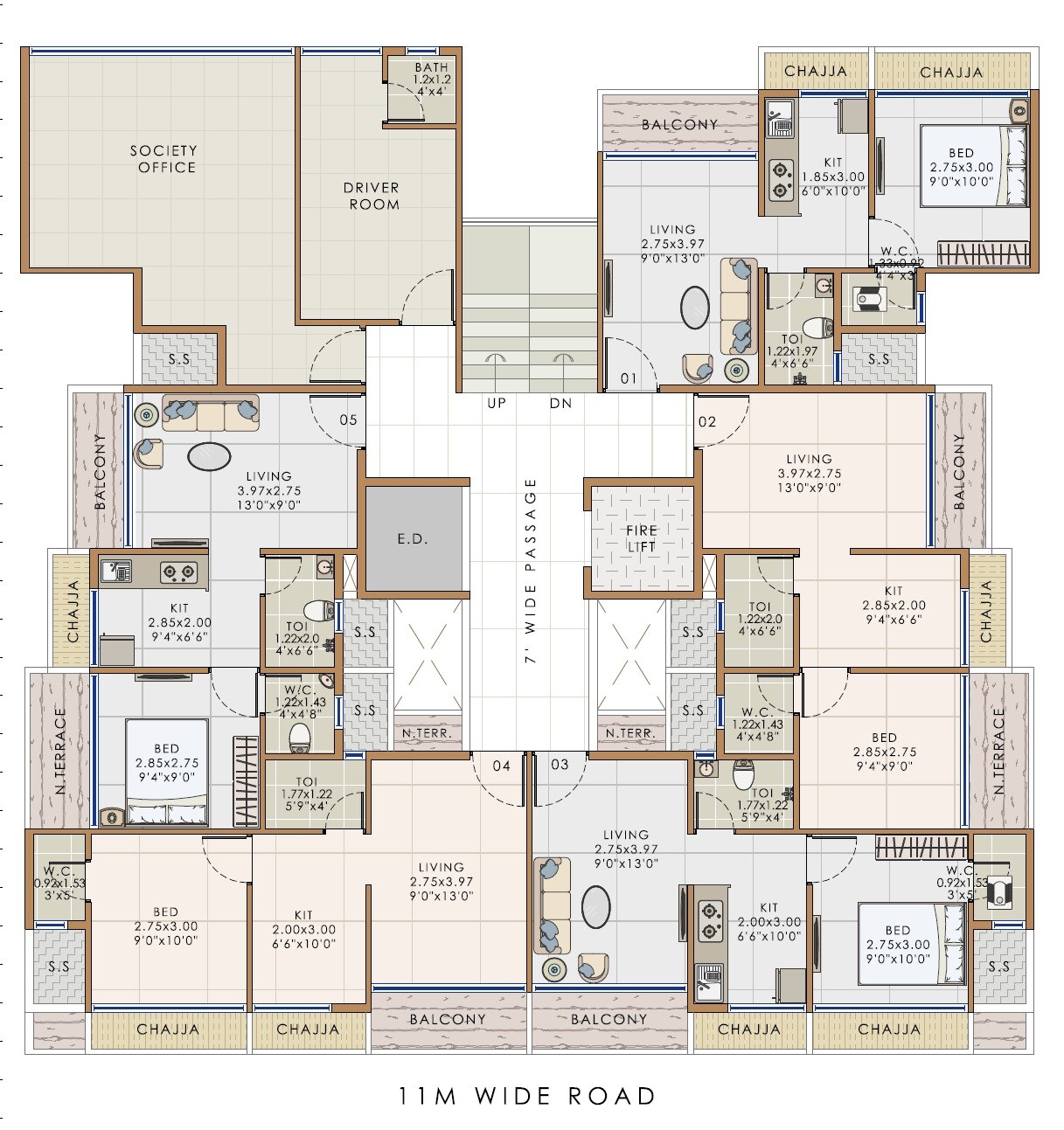 Apex Avenue Floor Plans 1