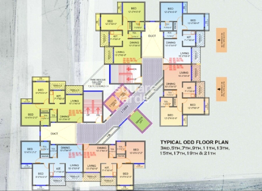 Arihant Amodini Floor Plans