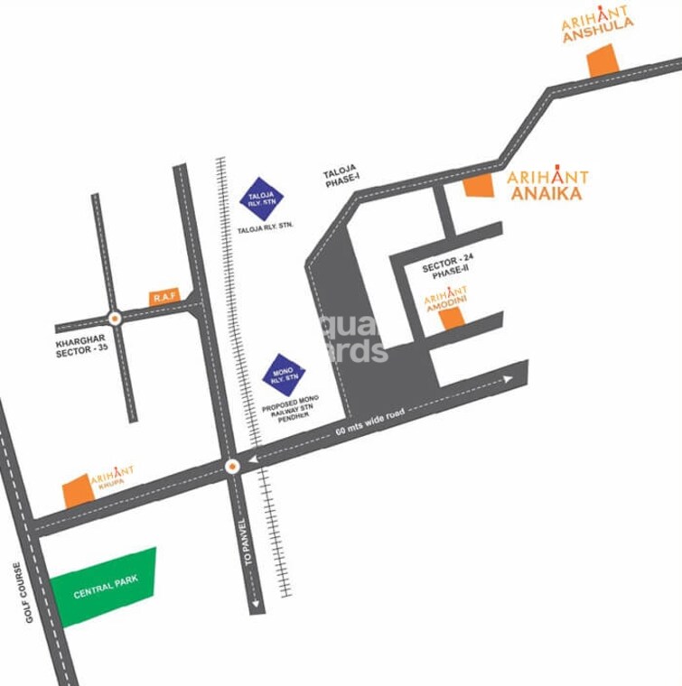 Arihant Anaika Location Image