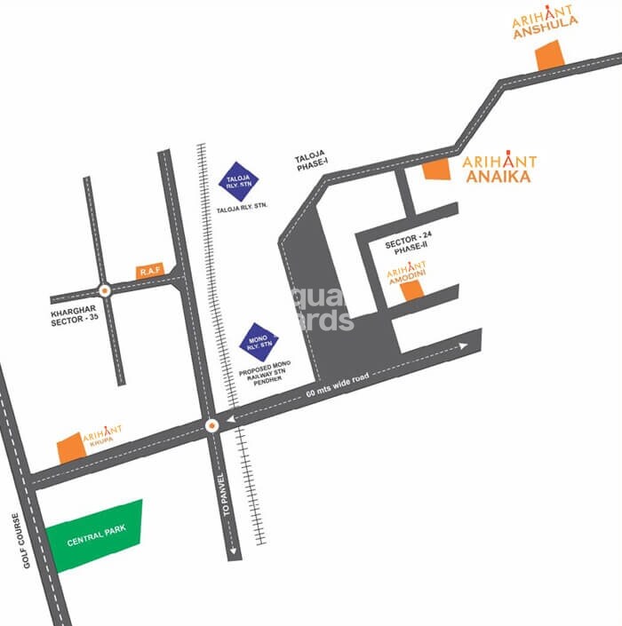 Arihant Anaika Location Image