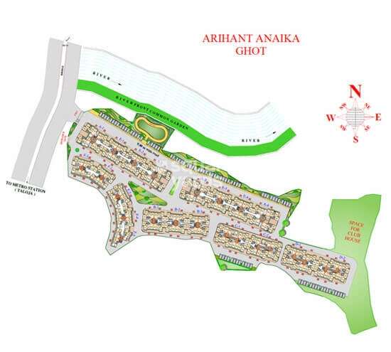 arihant anaika master plan image1