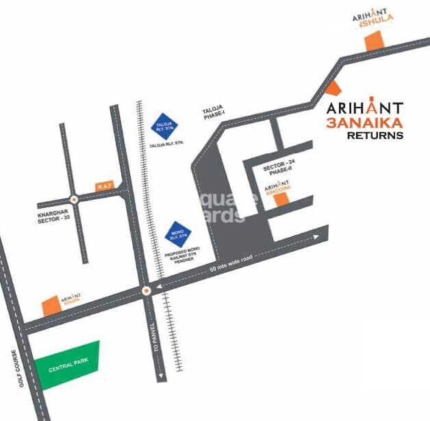 Arihant Anaika Phase 3 Location Image