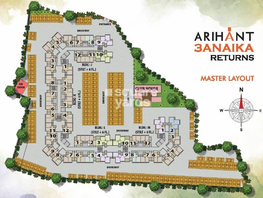 Arihant Anaika Phase 3 Master Plan Image