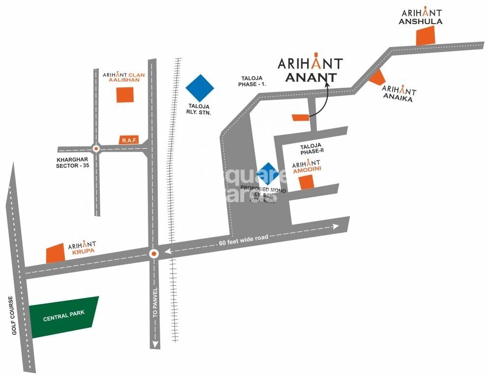 Arihant Anant Location Image