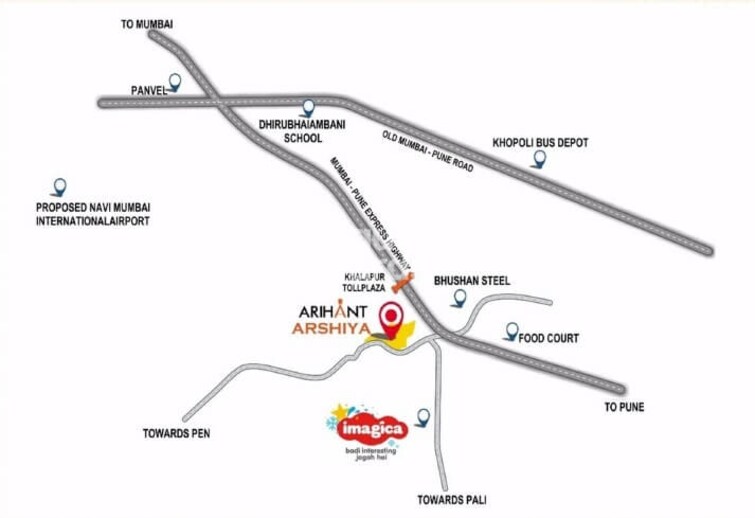 Arihant Arshiya Location Image