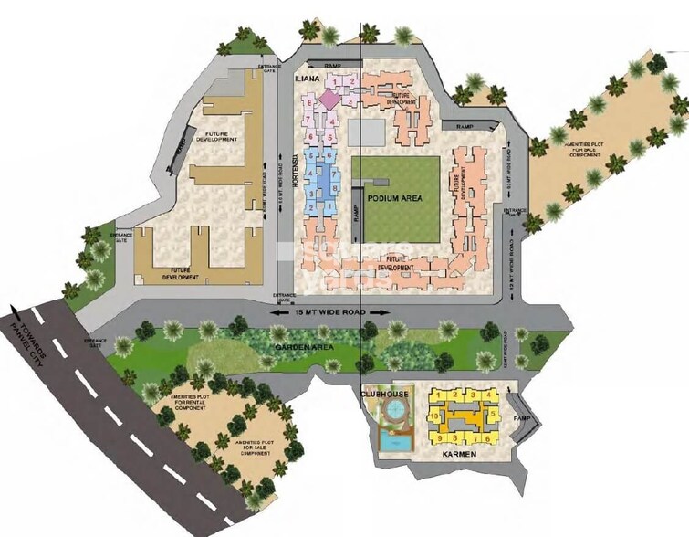Arihant Aspire Master Plan Image