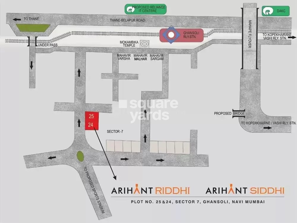 Arihant Riddhi Location Image