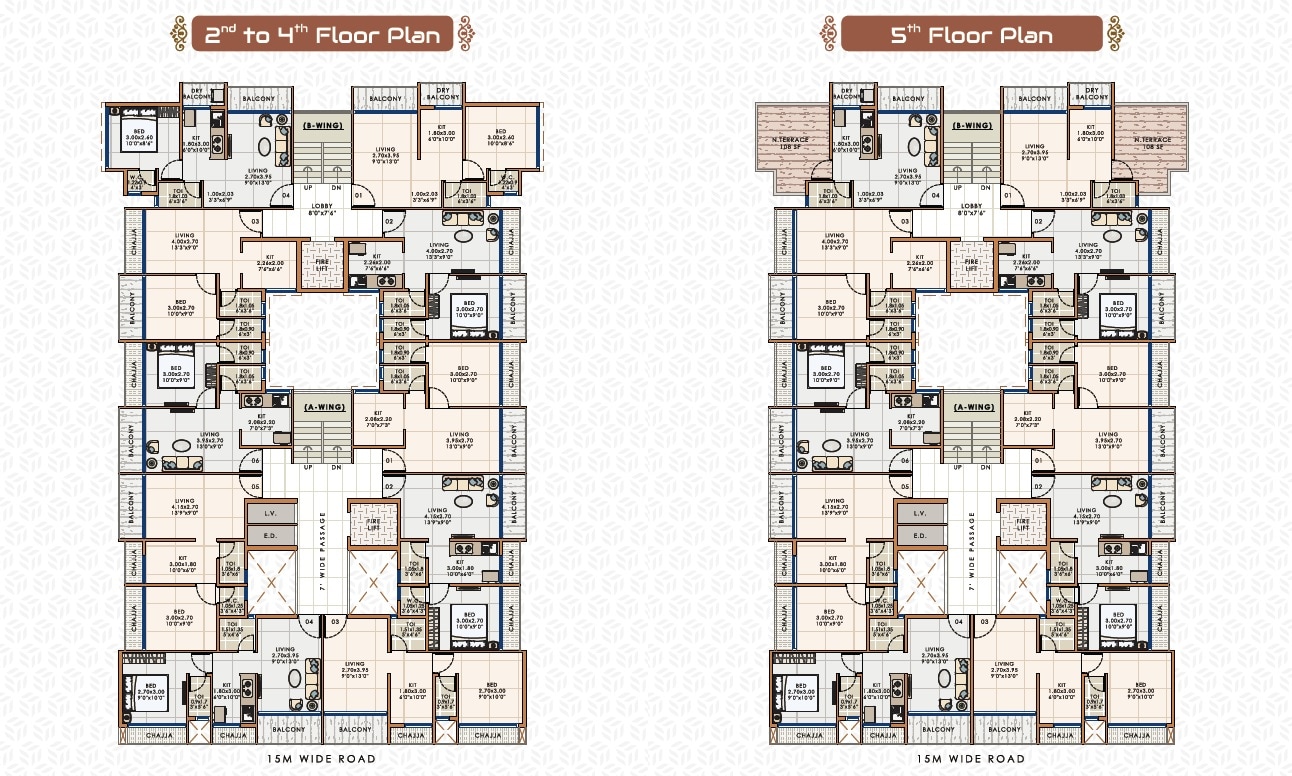 Arya Saras Emerald Floor Plans