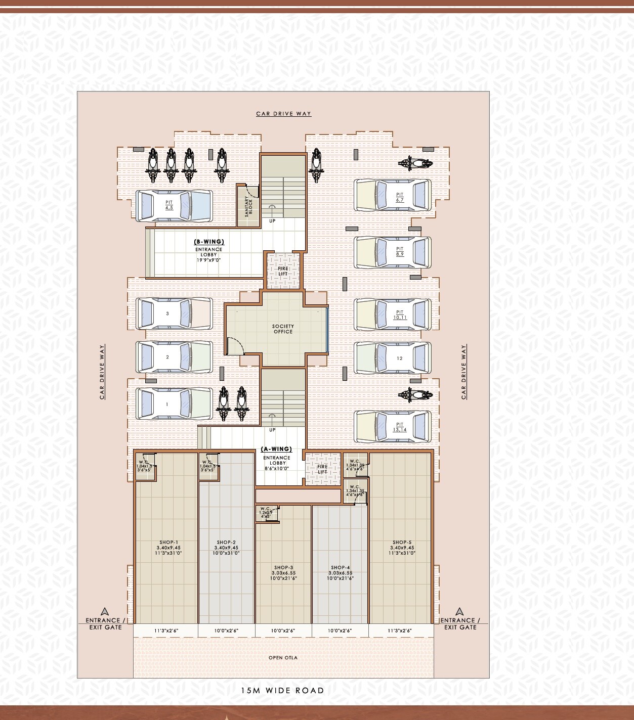 Arya Saras Emerald Master Plan 1