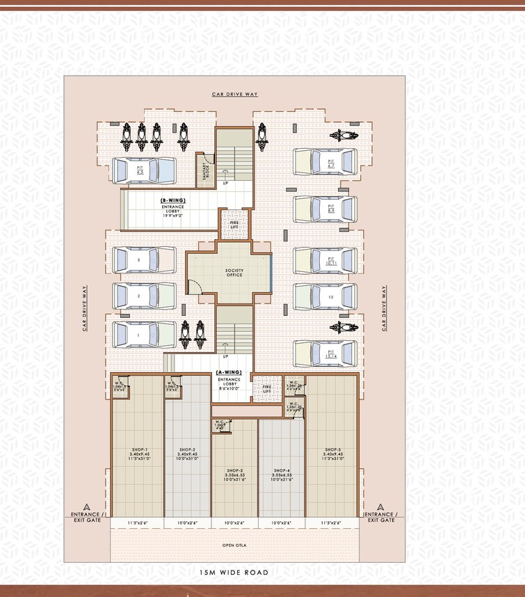 Arya Saras Emerald Master Plan Image