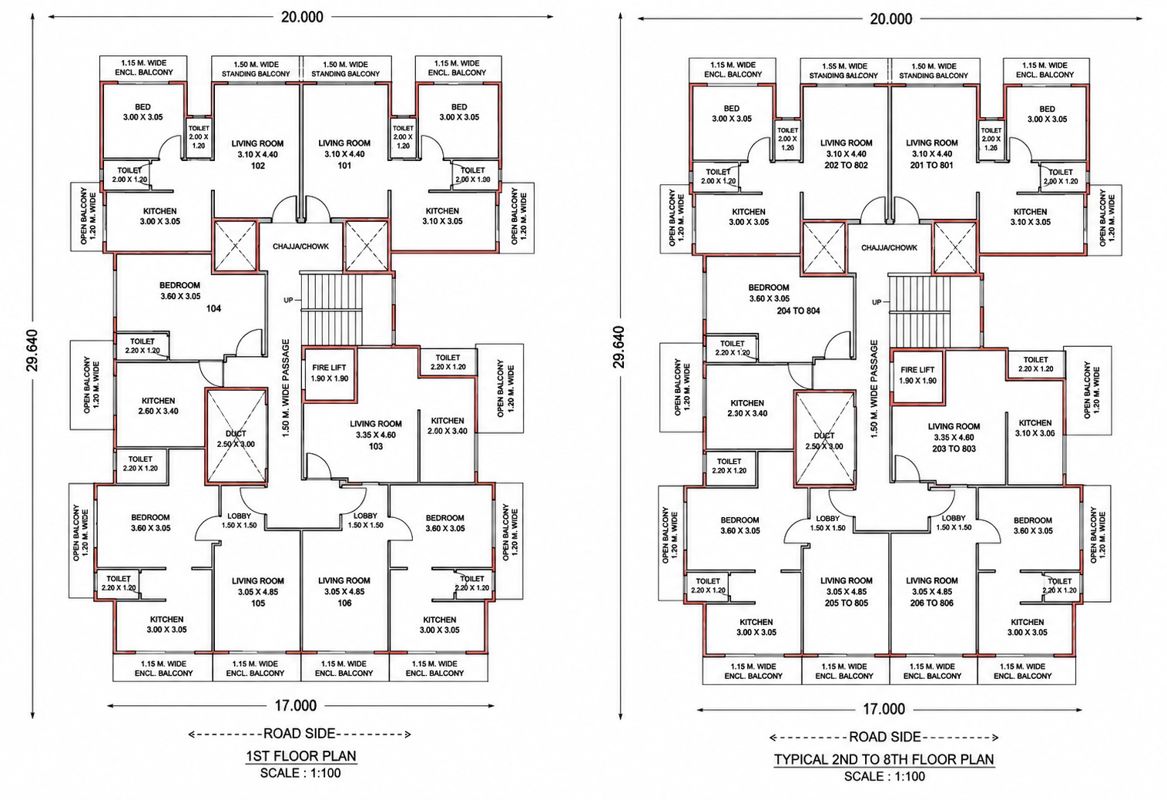 Ashtavinayak CHS Floor Plans