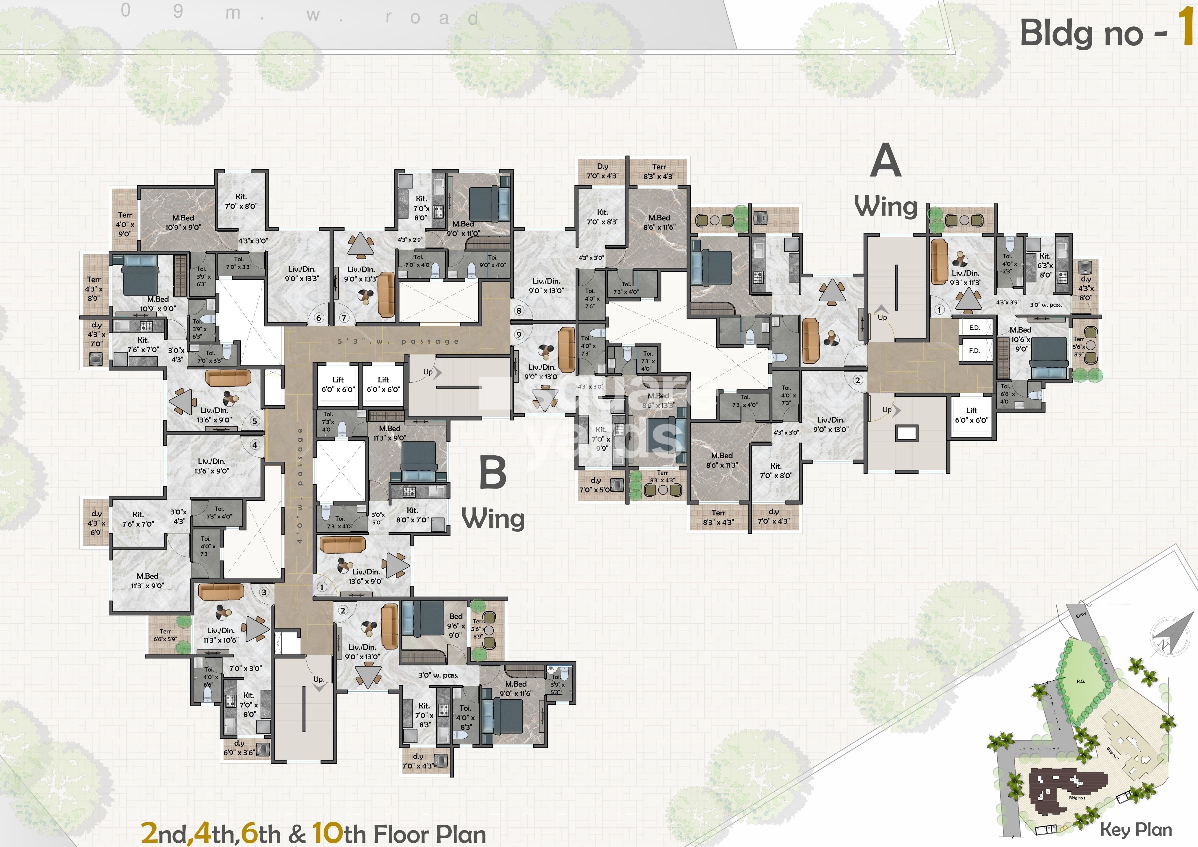Ashtvinayak Sarvam Floor Plans 1