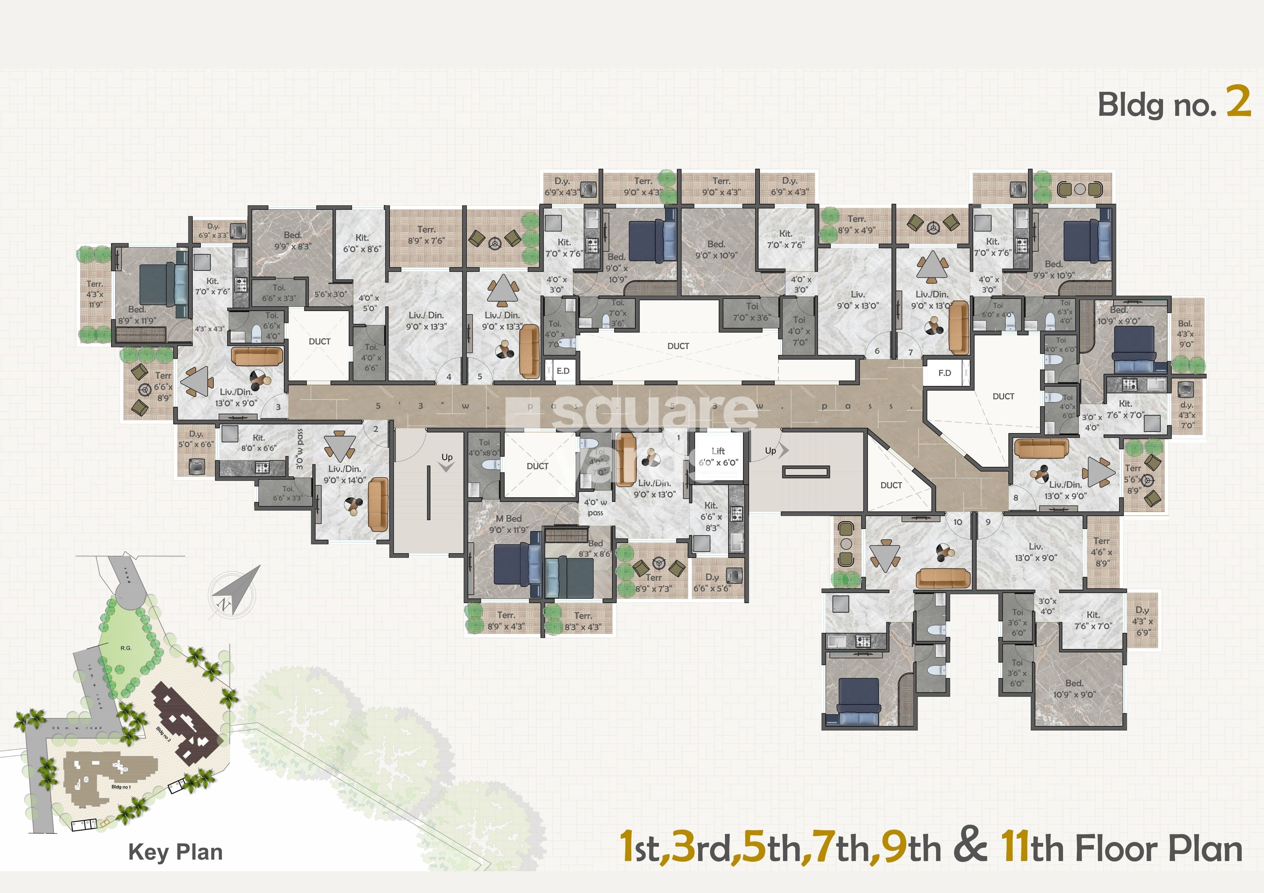 Ashtvinayak Sarvam Floor Plans 3