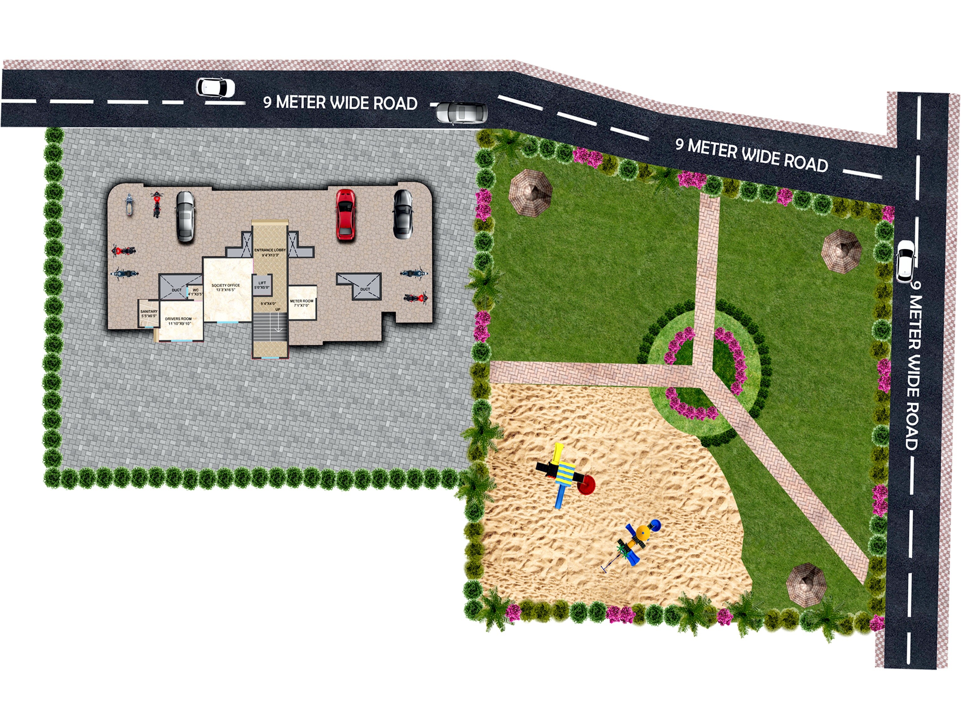 Asra Noble Apartments Master Plan 1