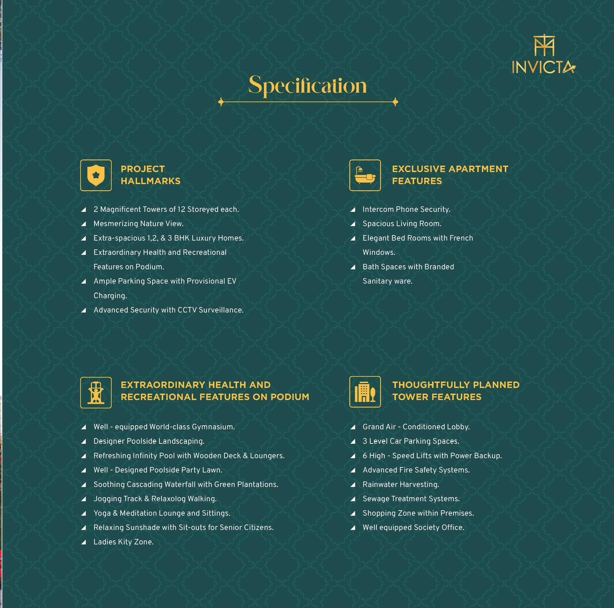 Avianna Invicta Specification