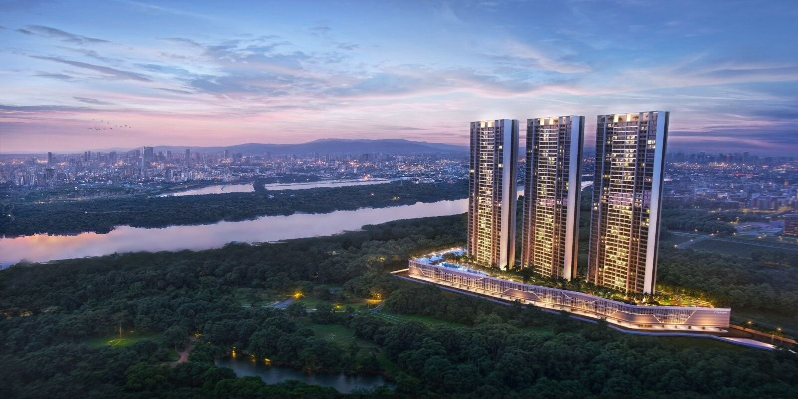Bhagwati Celestria residential project in T.T.C. Industrial Area