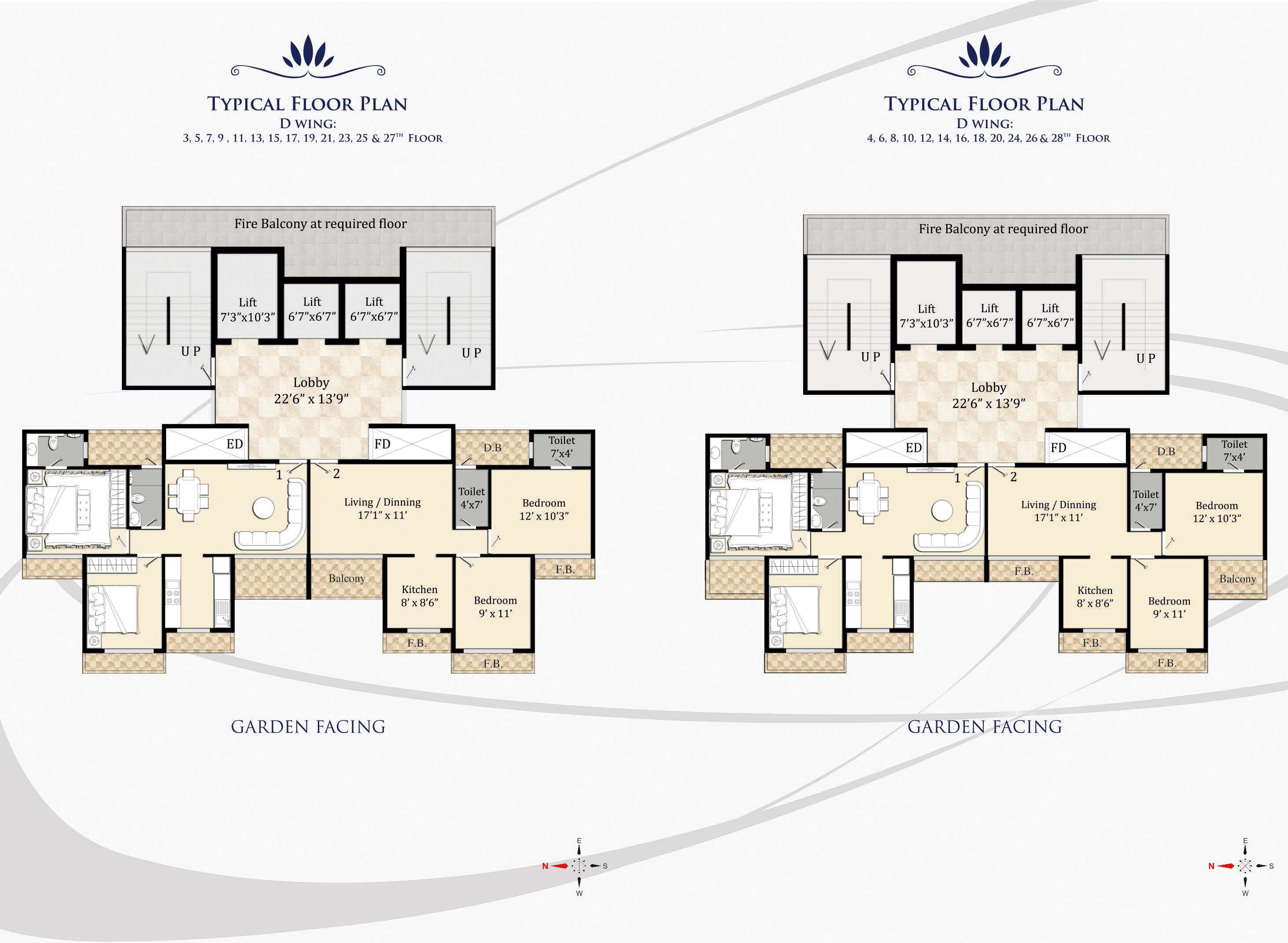 Bhagwati Eleganza Floor Plans