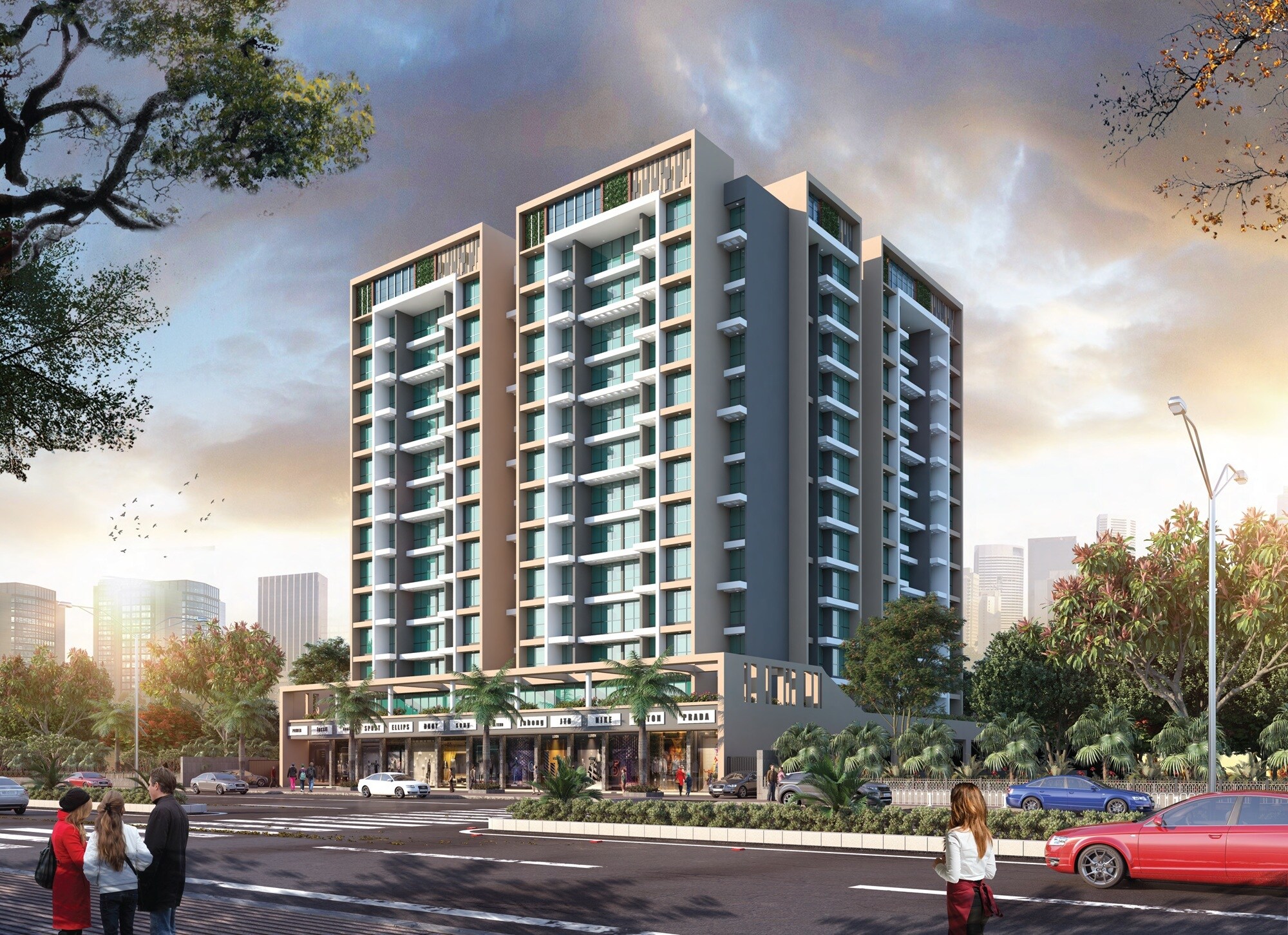 Bhagwati Elysia Apartment Exteriors 1