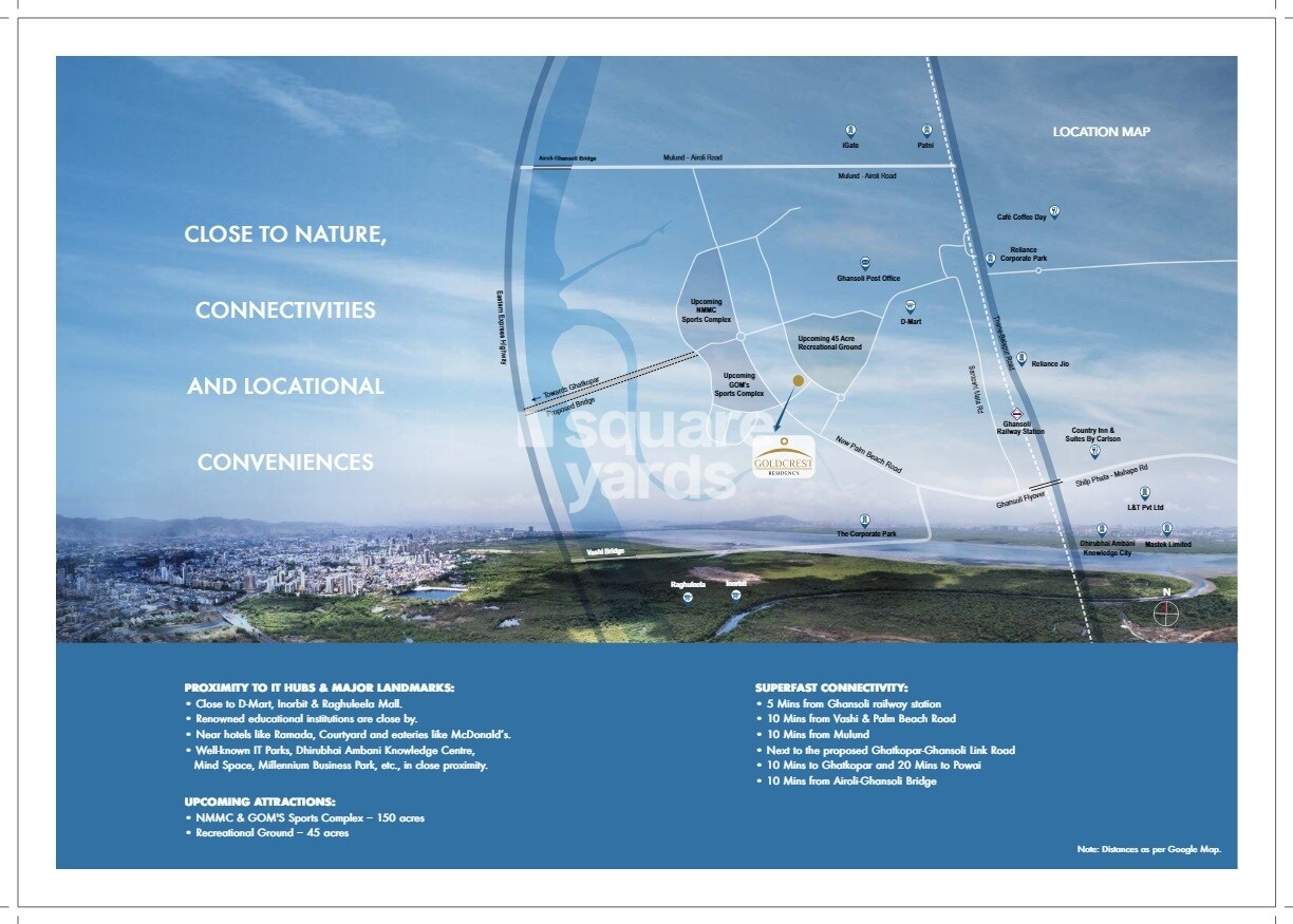 Bhairaav Goldcrest Residency Location Image