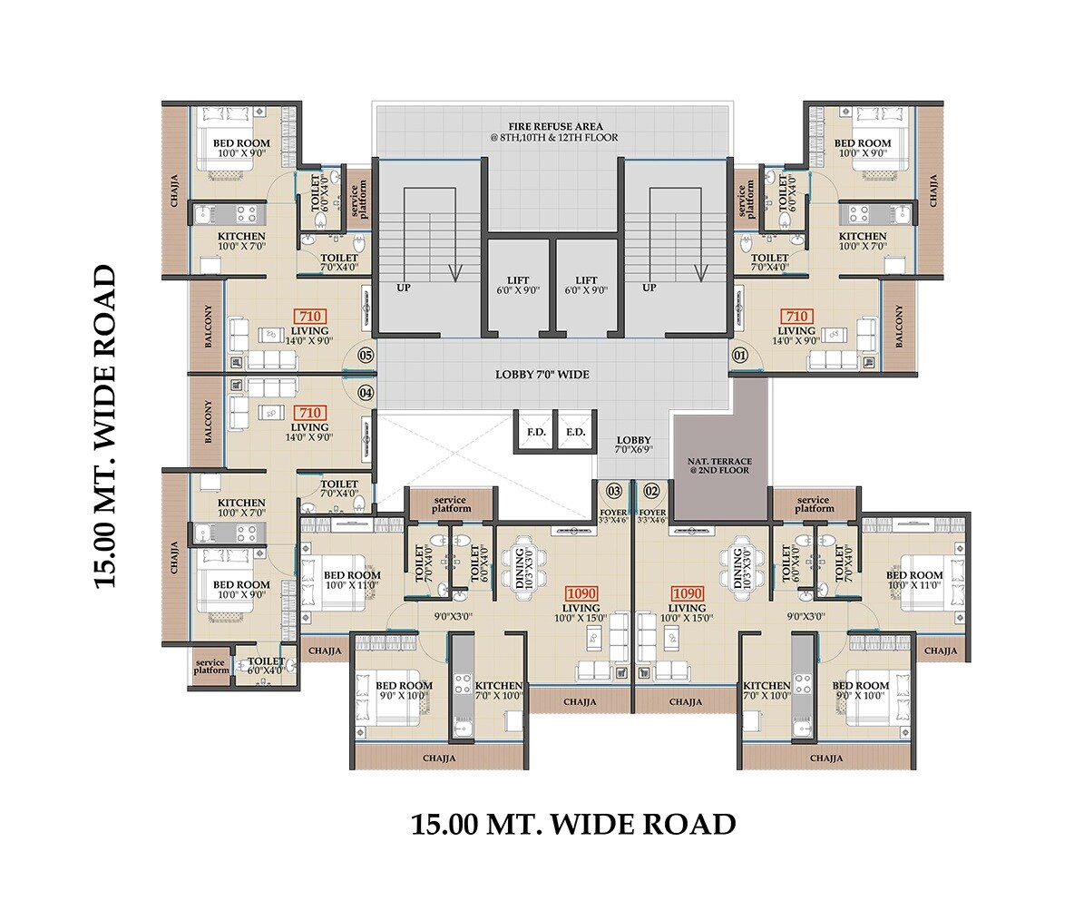 Bhanu Heights Floor Plans 2
