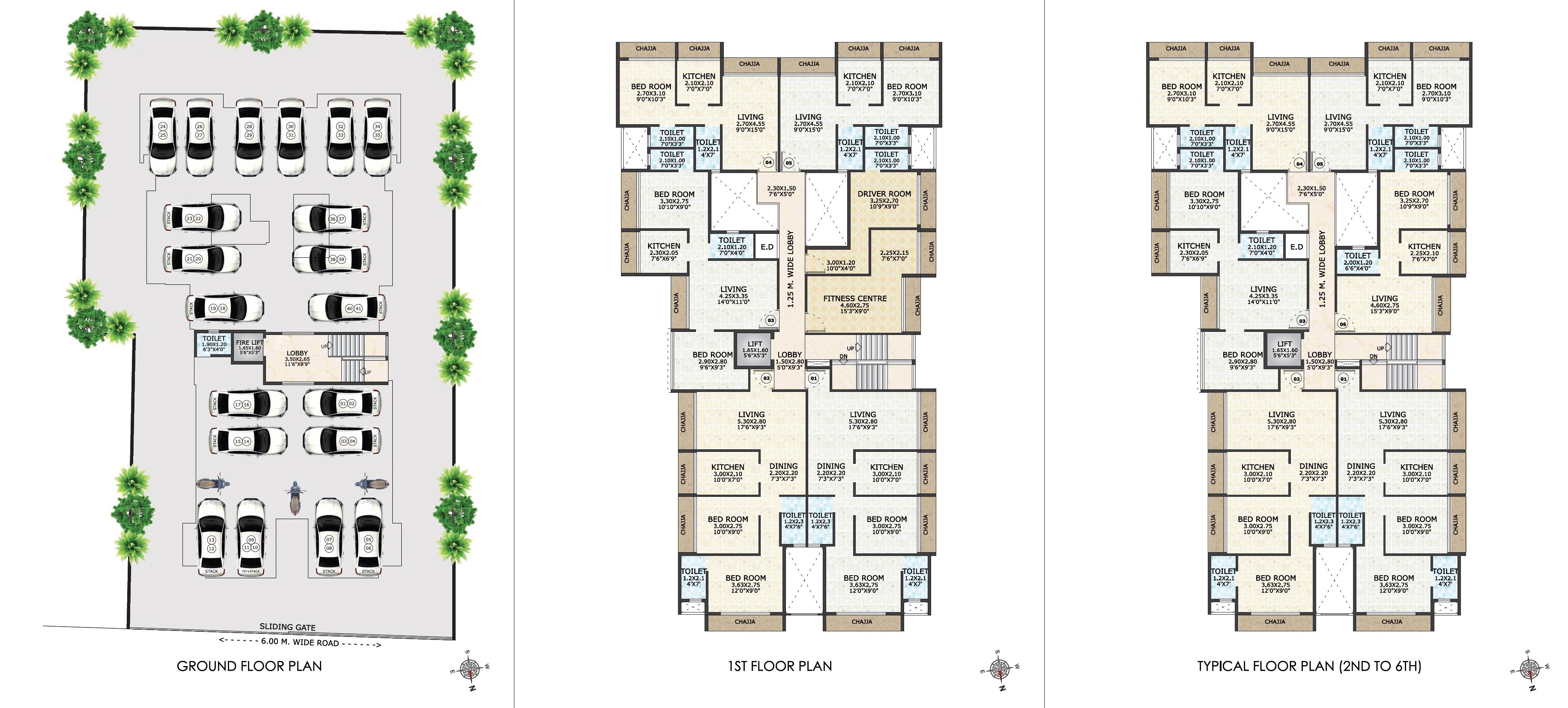 Bhanushali Somnath Heights Floor Plans