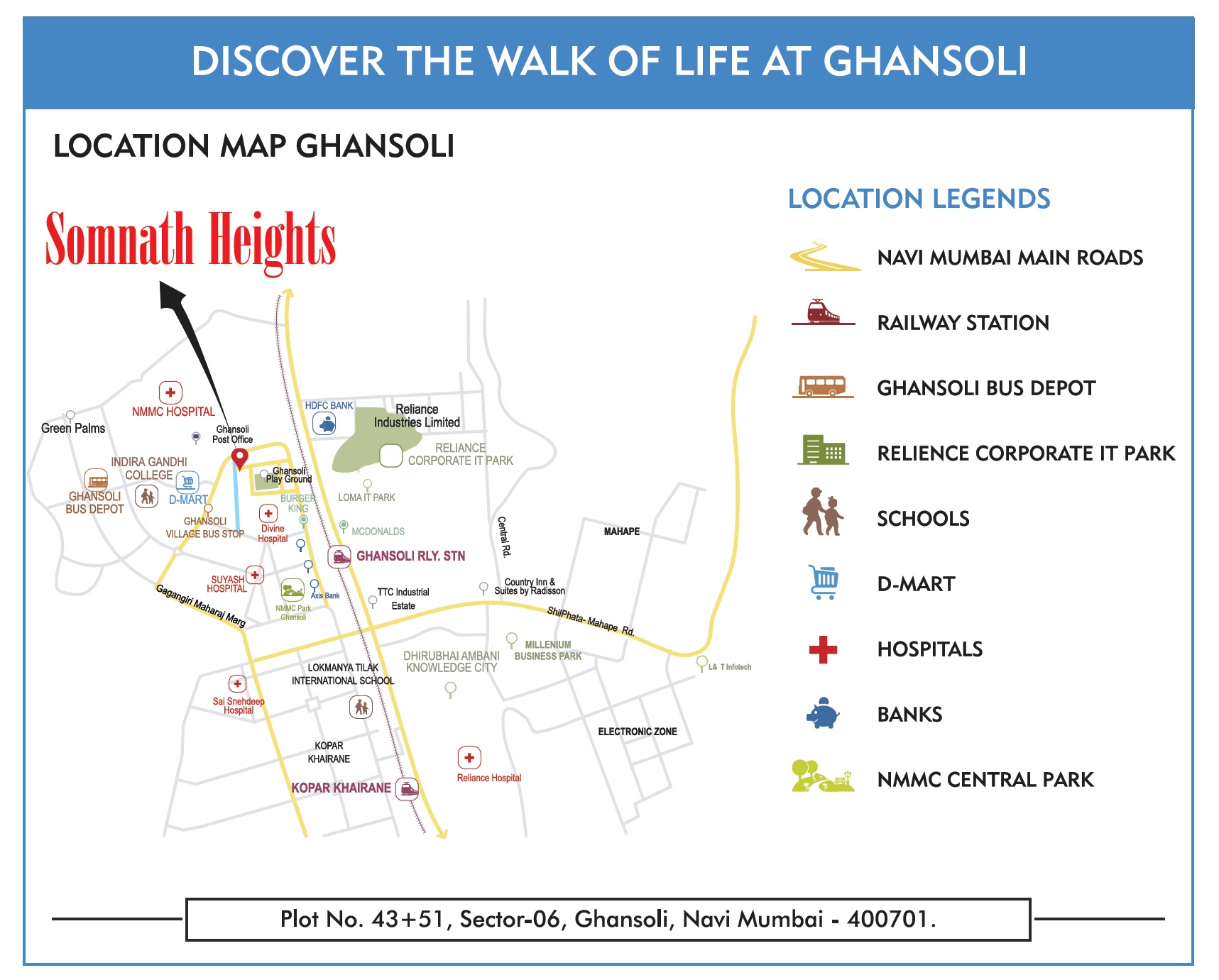 Bhanushali Somnath Heights Location Image