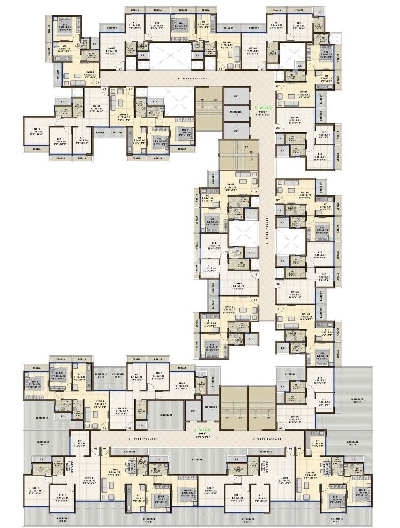 Bhaveshwar Aqua Floor Plans