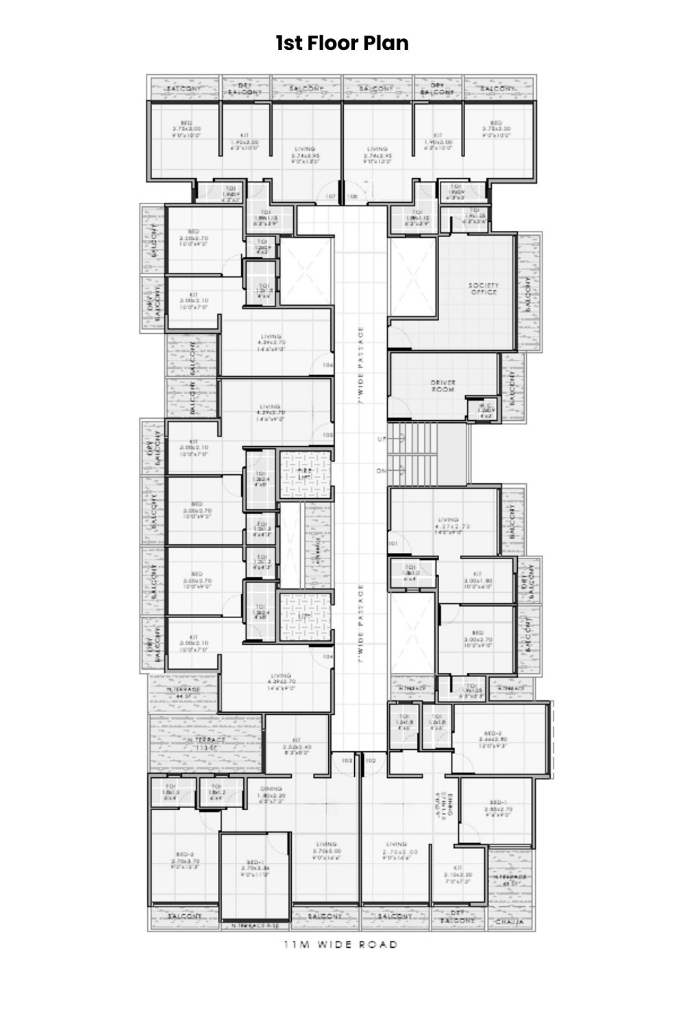 Bhaveshwar Iris Floor Plans