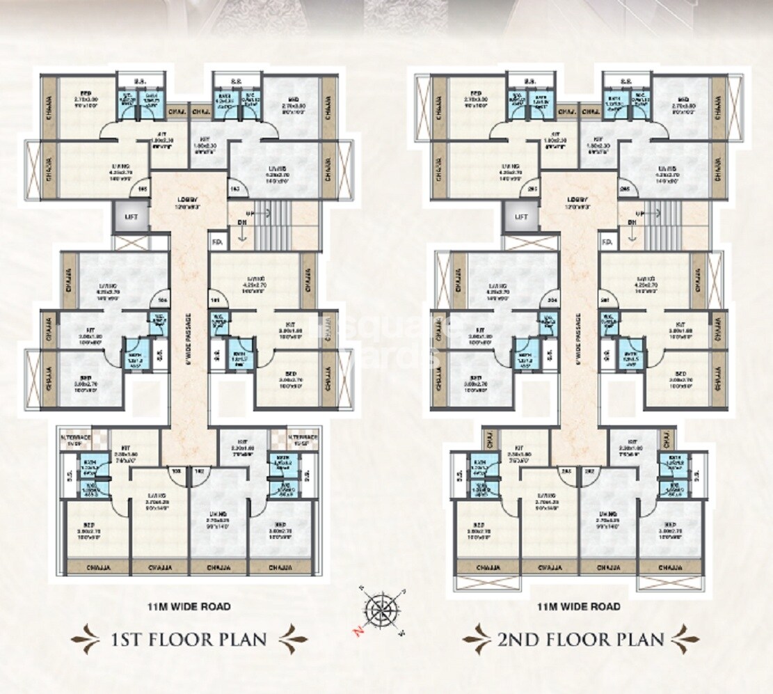 Bhaveshwar Varni Dham Floor Plans