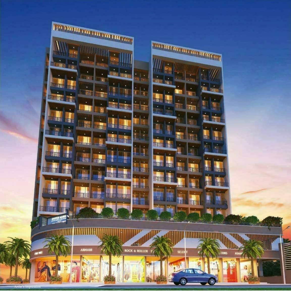 Bhavya Oyster Marina Apartment Exteriors