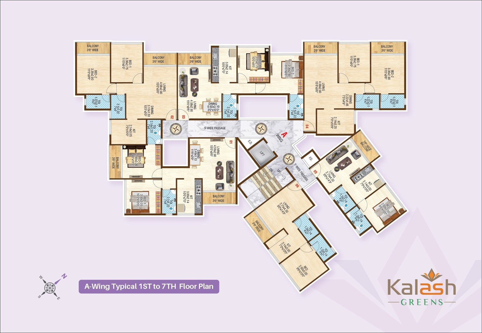 Bhoomi Kalash Greens Floor Plans
