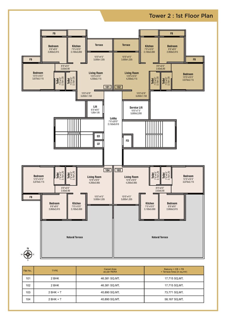 Bhumiraj Hills Floor Plans 2
