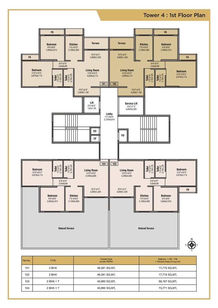 Bhumiraj Hills Floor Plans 4