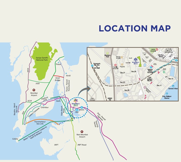 Bhumiraj Hills Location Image