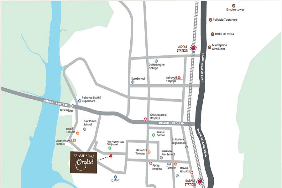 Bramharaj Orchid Location Image
