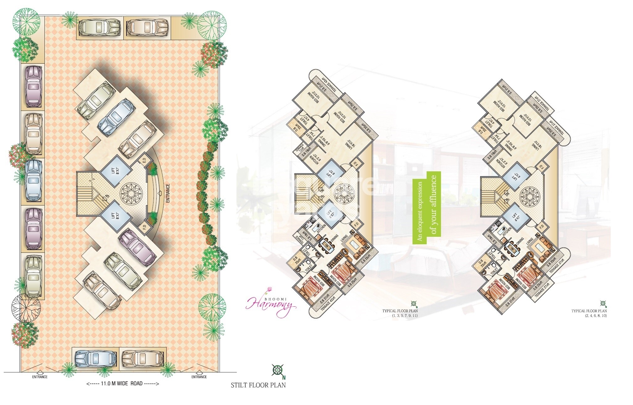 CJ Bhoomi Harmony Floor Plans