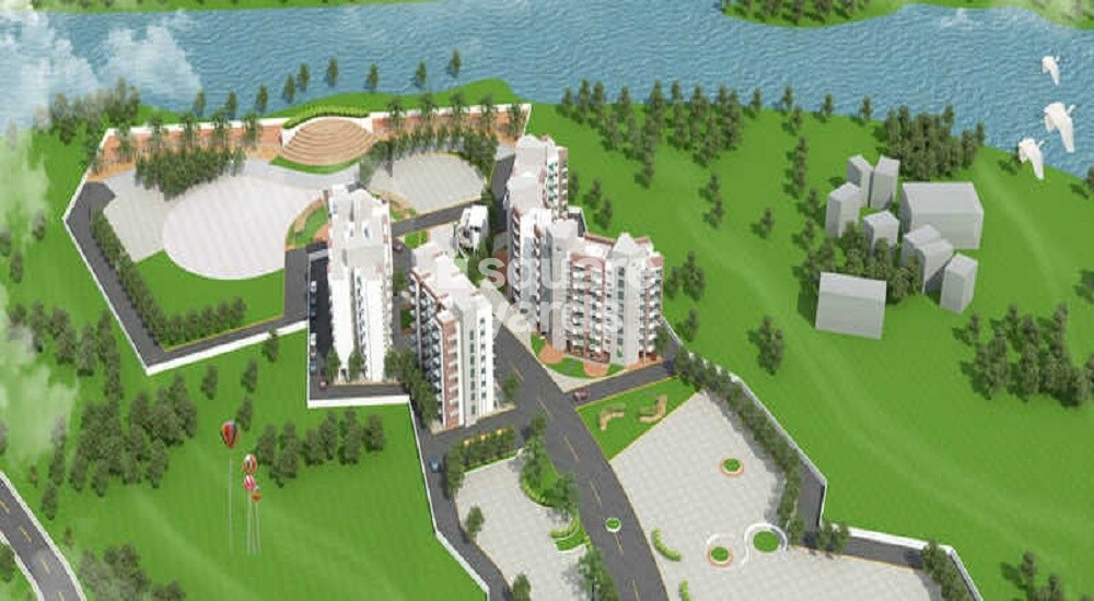 Commanders-Heera-Siddhi-Homes_a scenic view of a park with a large body of water