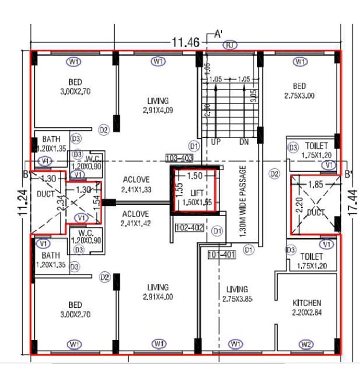 Concept Divesh Dishant Residency Floor Plans