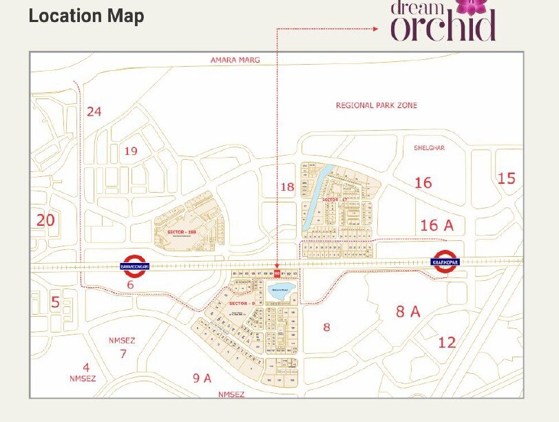 DD Dream Orchid Location Image