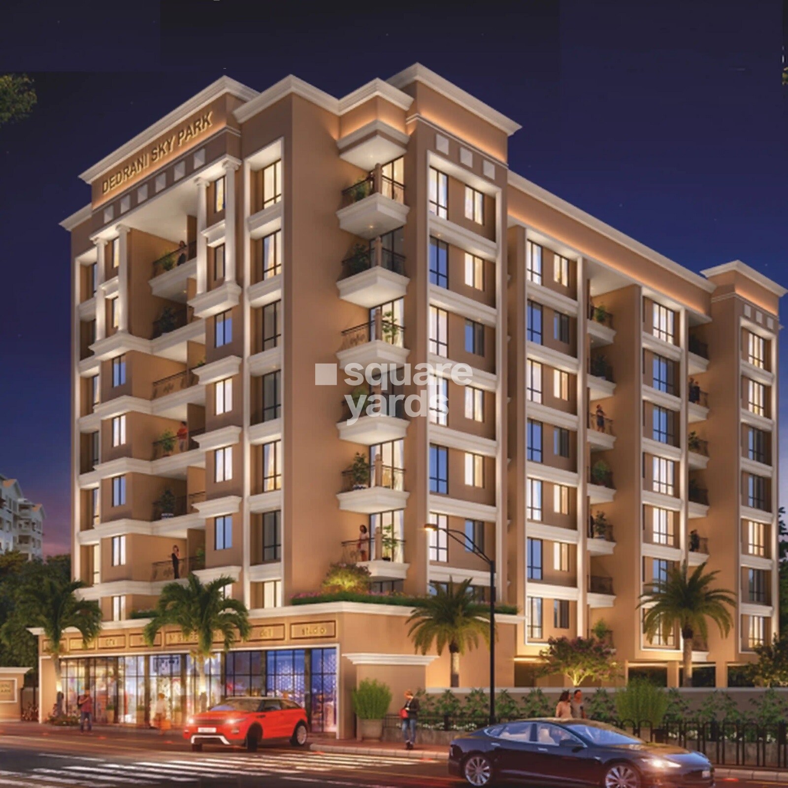 Dedrani Sky Park Apartment Exteriors 2