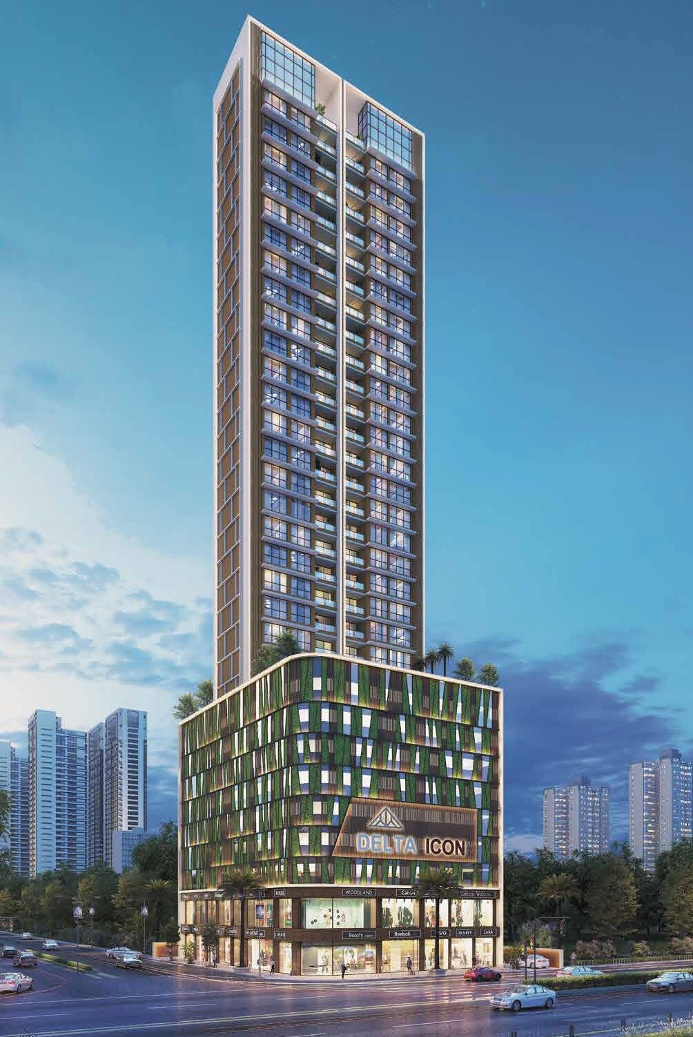 Delta Icon Apartment Exteriors