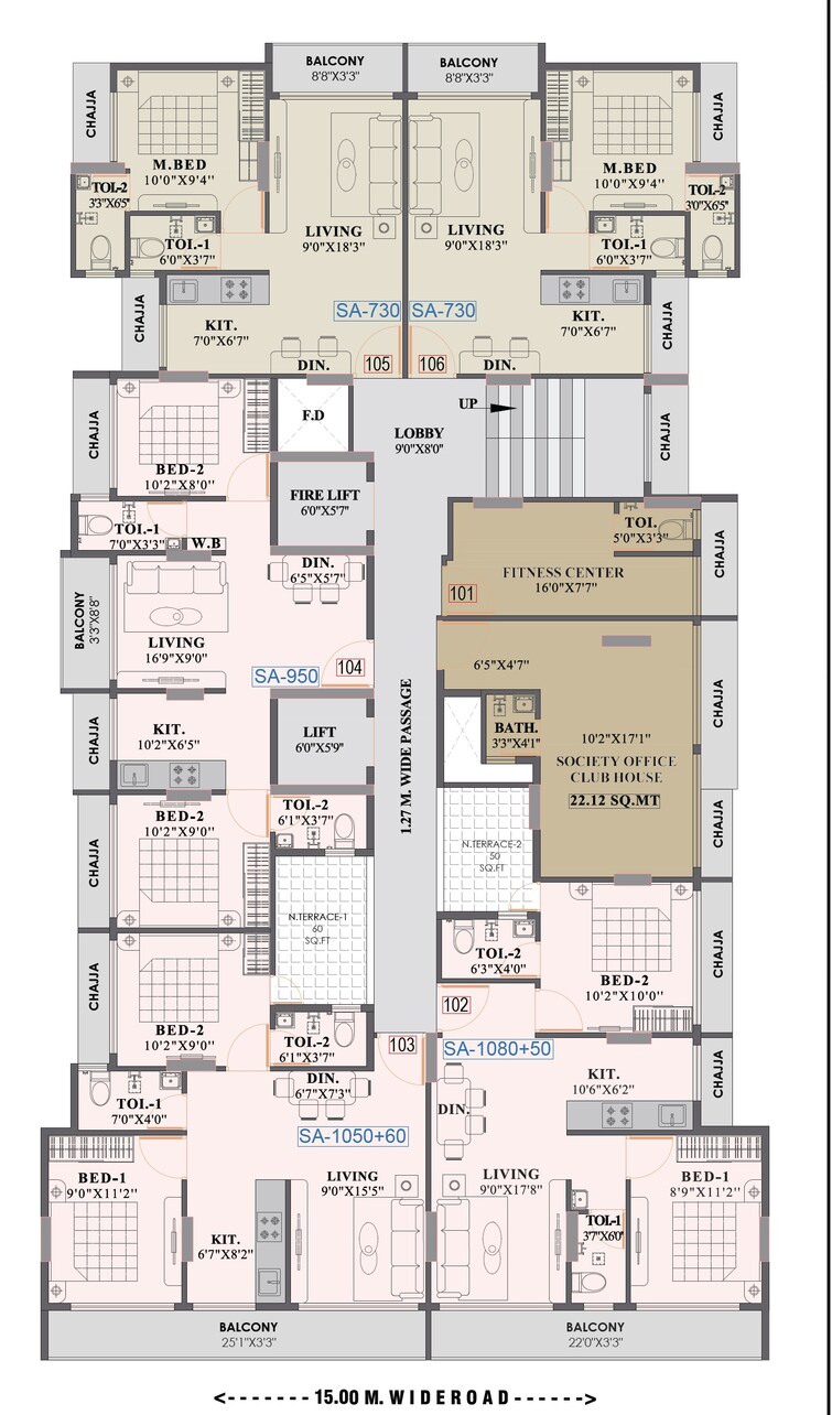 Dharti Krishna Floor Plans