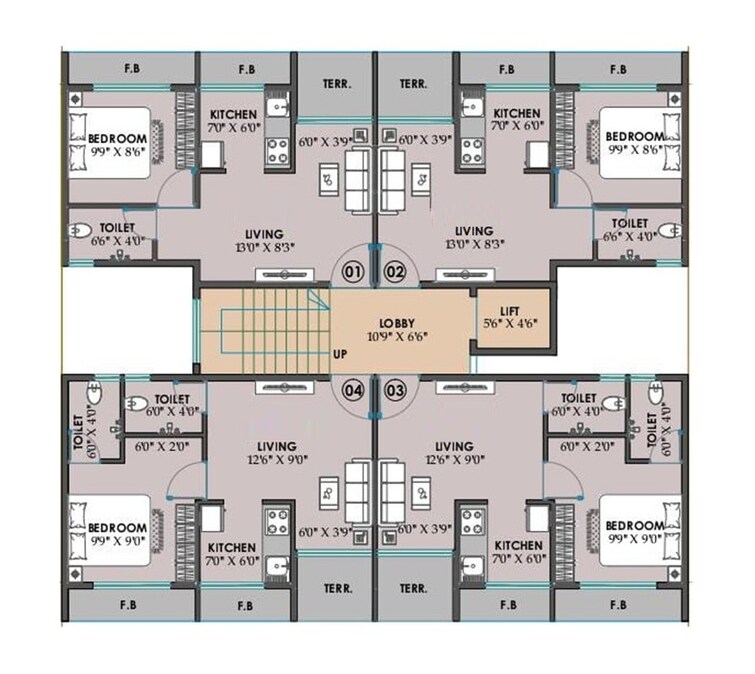 Doshi Diya Homes Floor Plans