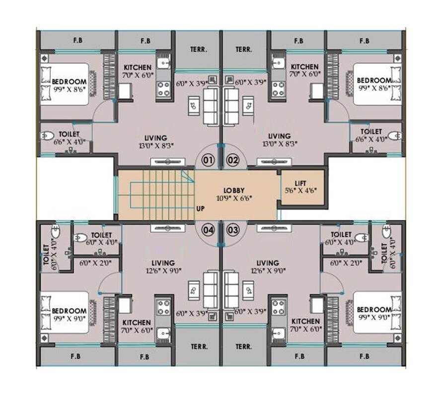 Doshi Diya Homes Floor Plans